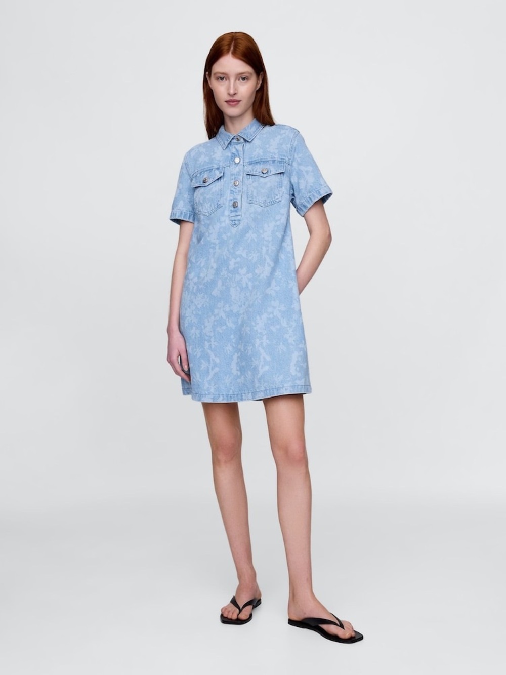 GAP UltraSoft Denim Mini Dress